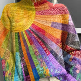 Fana | Vibrant & Colorful Turtleneck Sweater